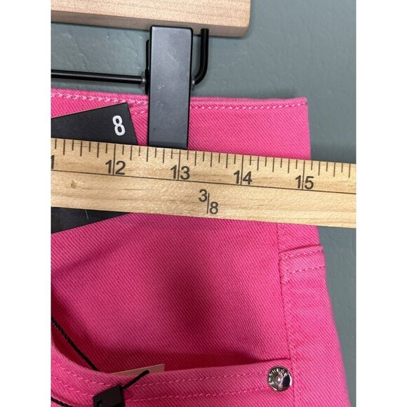 Express Women's 8 Super High Rise Mom Jean Pink NWT - Picture 5 of 11